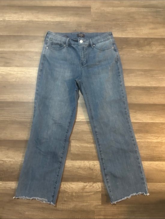 NYDJ Denim - NYDJ Classic Medium Wash Women's Straight Crop Jeans Size 10